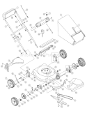 Part Location Diagram of 749-1233B MTD Upper Handle